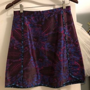 Floral J.Crew Collection Mini Skirt